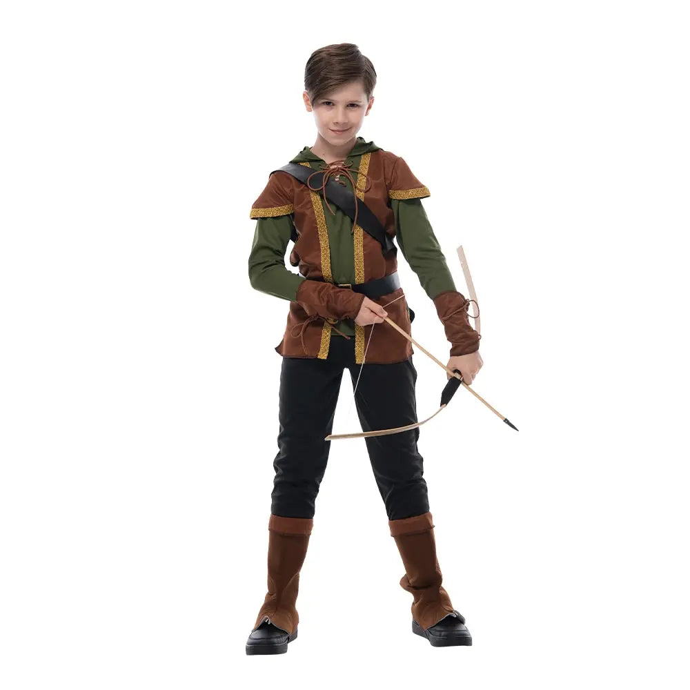 Fantasia Robin Hood Traje Infantil& Adulto - Promoção de Carnaval 2025