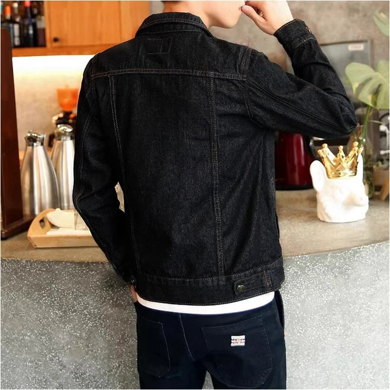 Jaqueta Jeans Masculina Tendência Casual