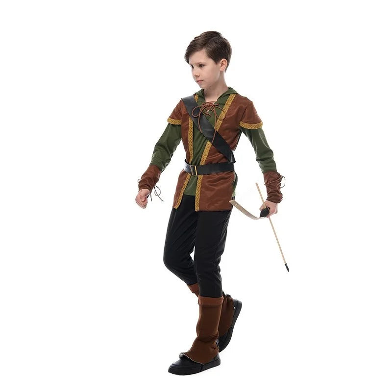 Fantasia Robin Hood Traje Infantil& Adulto - Promoção de Carnaval 2025