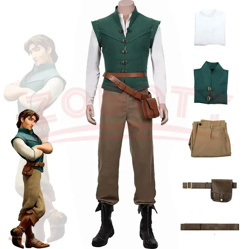 Fantasia Infantil Flynn Rider Mundo Rapunzel ( PROMOÇÃO DE CARNAVAL 2025 )
