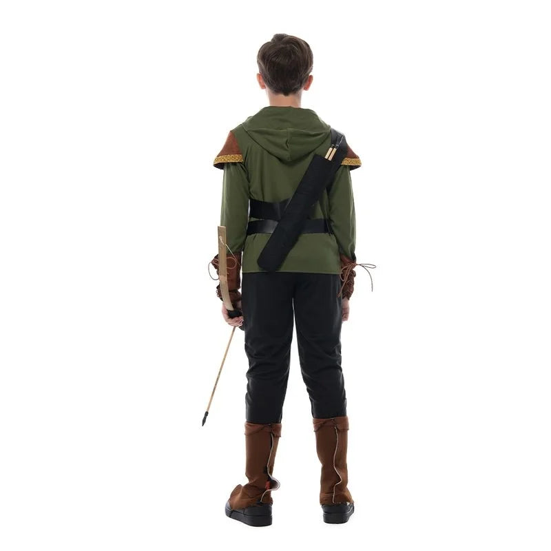 Fantasia Robin Hood Traje Infantil& Adulto - Promoção de Carnaval 2025