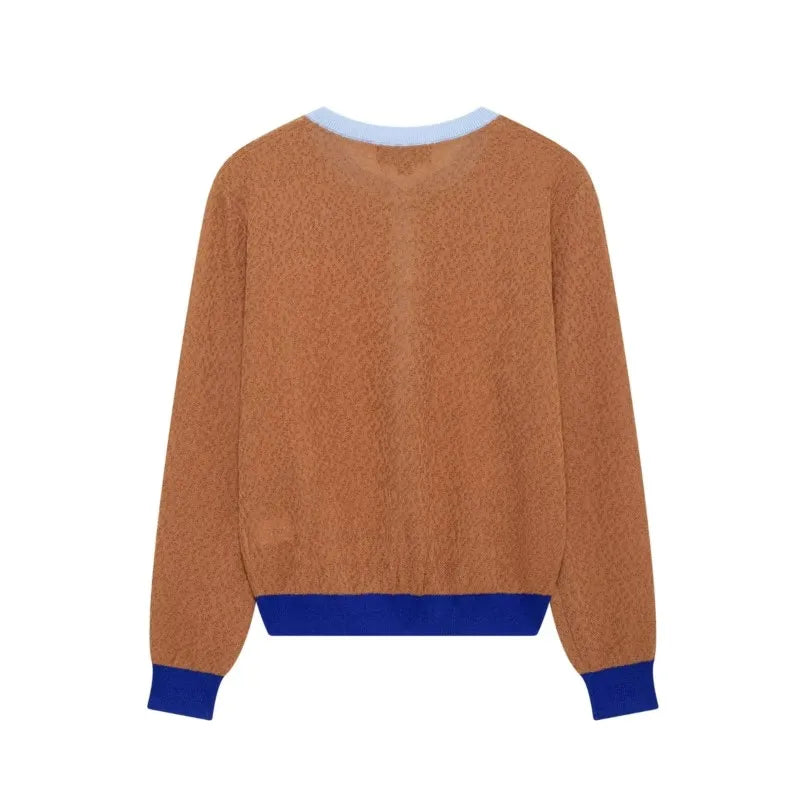 Casaco Feminino Texturizado Estilo Cardigã - Promoção De Inverno 2025