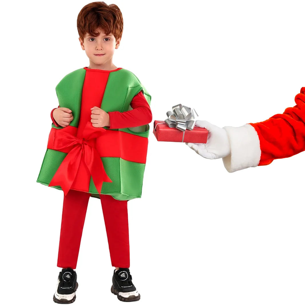 Fantasia Infantil Presente de Natal - Promoção Carnaval 2025