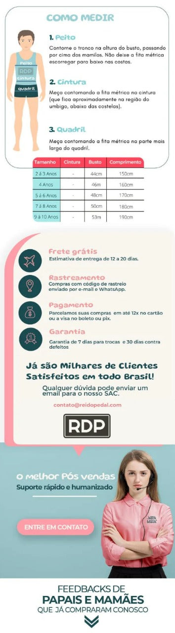 Vestido Balé Infantil Nuances de Algodão - Promoção Carnaval 2025