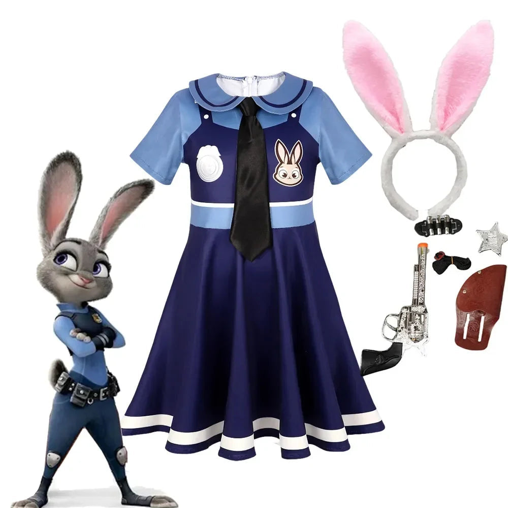 Fantasia Infantil Personagem Judy Hopps Zootopia - Promoção Carnaval 2025