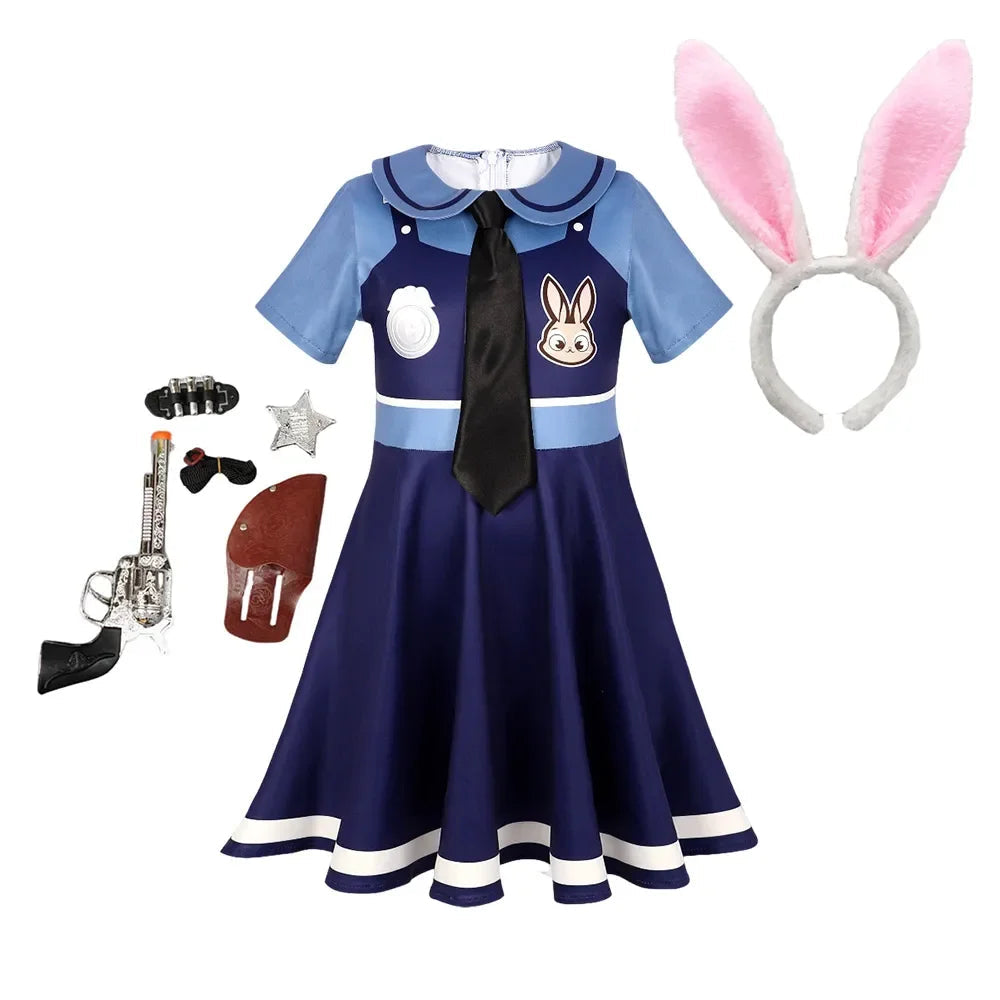Fantasia Infantil Personagem Judy Hopps Zootopia - Promoção Carnaval 2025
