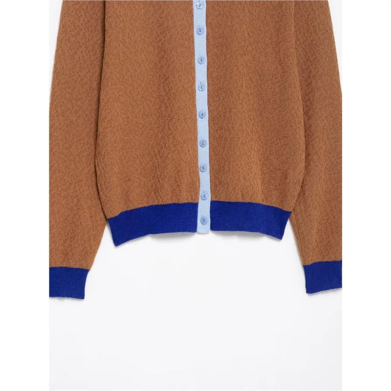 Casaco Feminino Texturizado Estilo Cardigã - Promoção De Inverno 2025