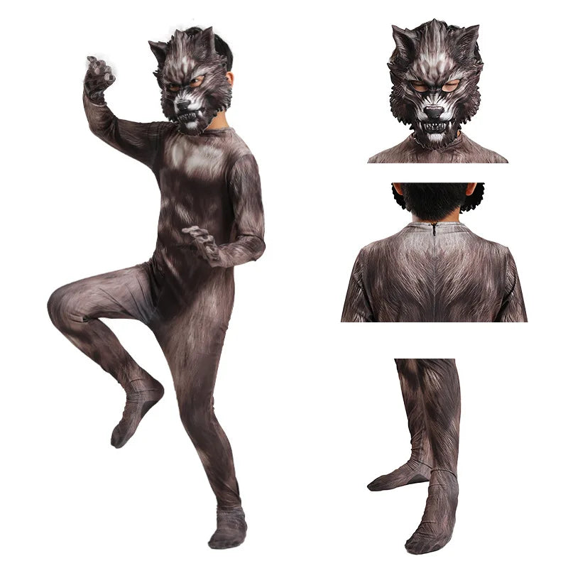 Fantasia Infantil O Menino Lobo Alcateia Kids - Promoção de Carnaval 2025
