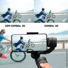 Gimbal Estabilizador de Celular com 3 Eixos e 330 Graus -  Promoção de Outubro