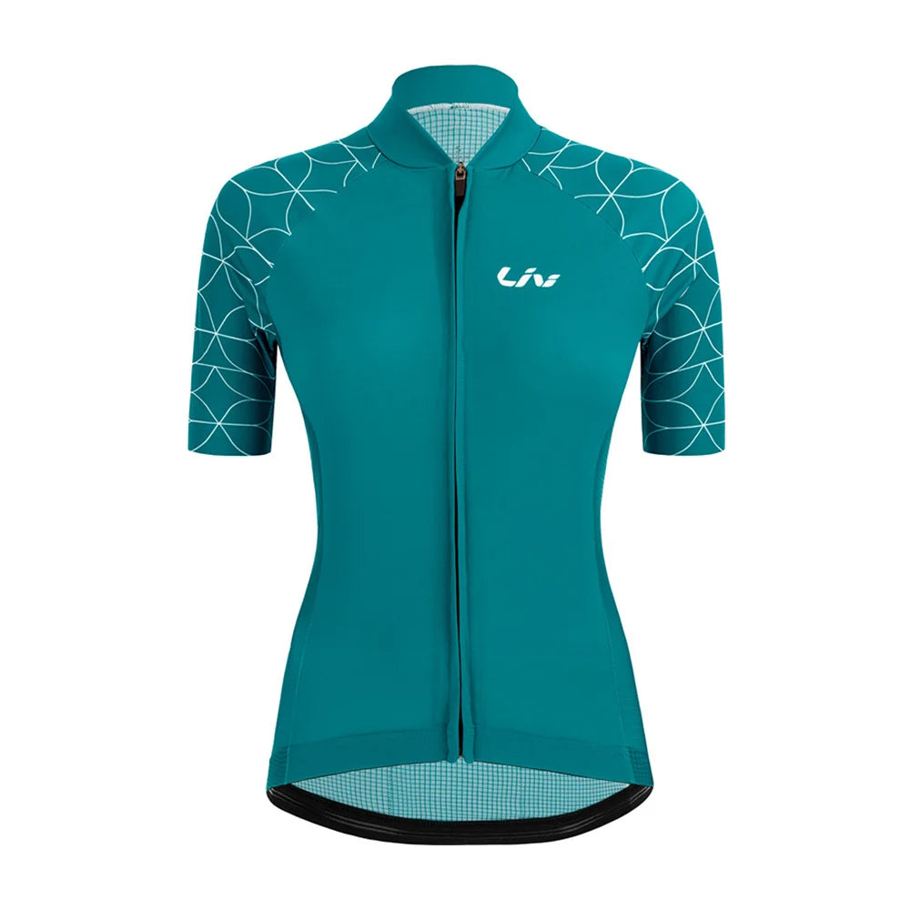 Camiseta de Ciclismo Feminina Manga Curta - Liv One