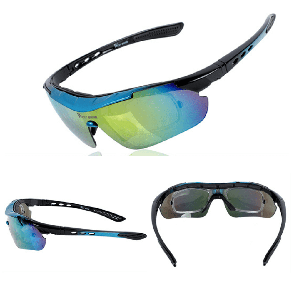 Óculos de Ciclismo com 5 Modelos de Lentes