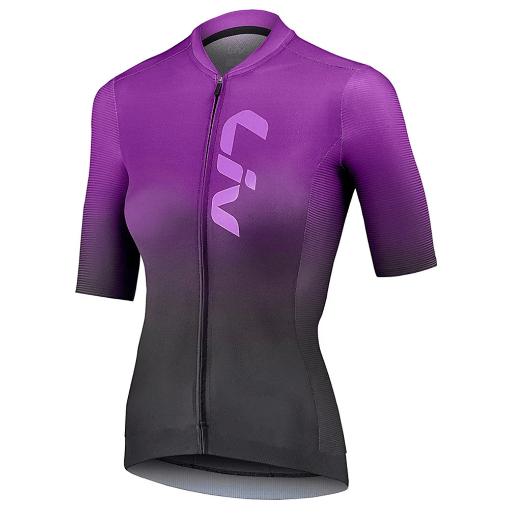 Camiseta de Ciclismo Feminina Manga Curta - Liv One