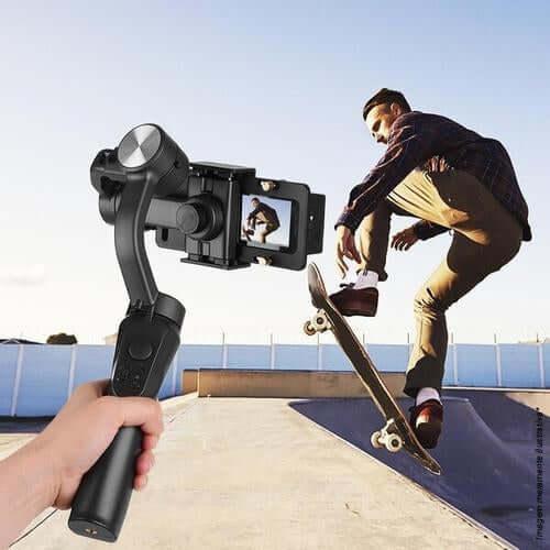 Gimbal Estabilizador de Celular com 3 Eixos e 330 Graus -  Promoção de Outubro