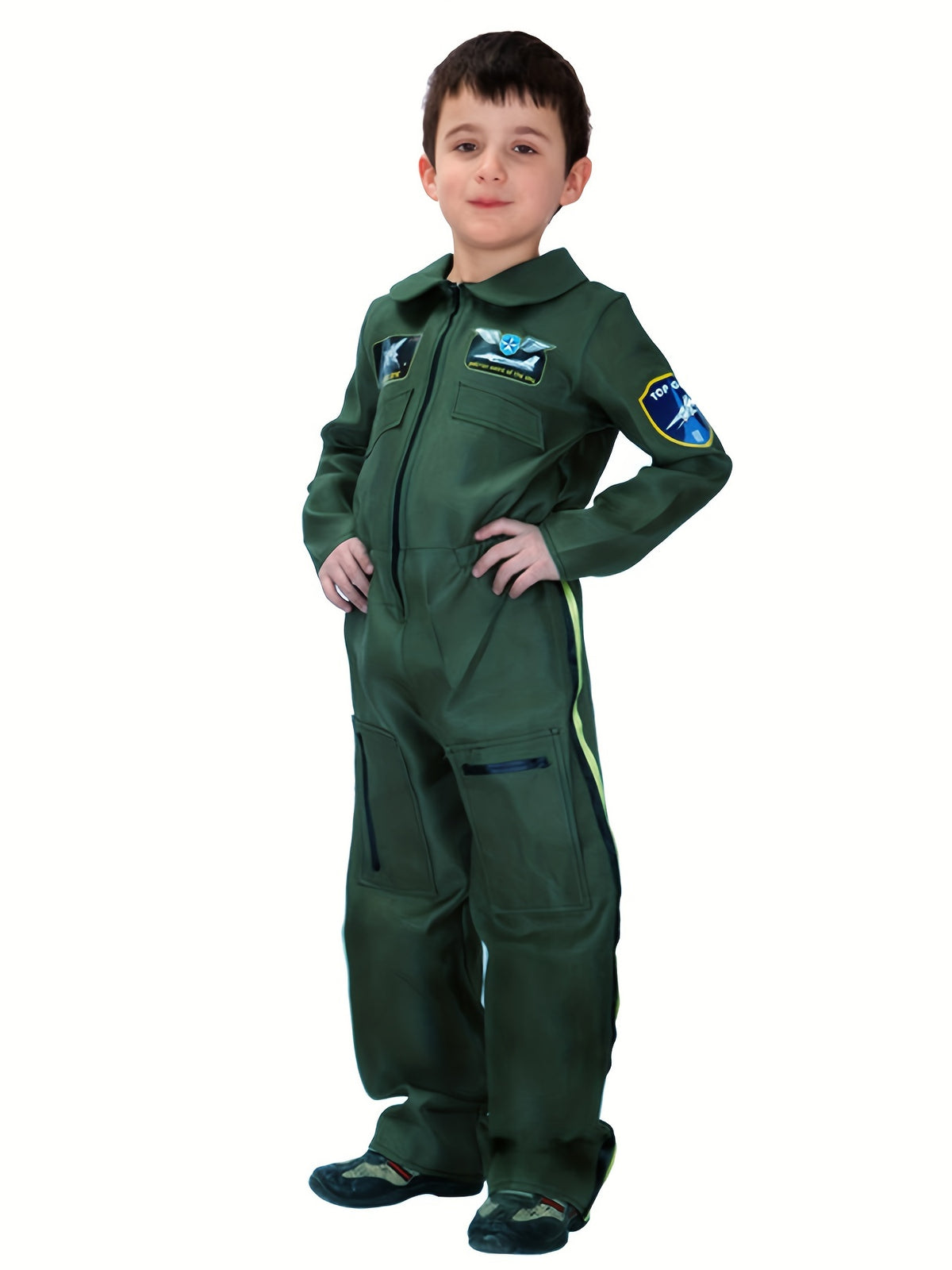 Fantasia Infantil Masculina Roupa De Voo Macacão De Alta Qualidade Design Realista