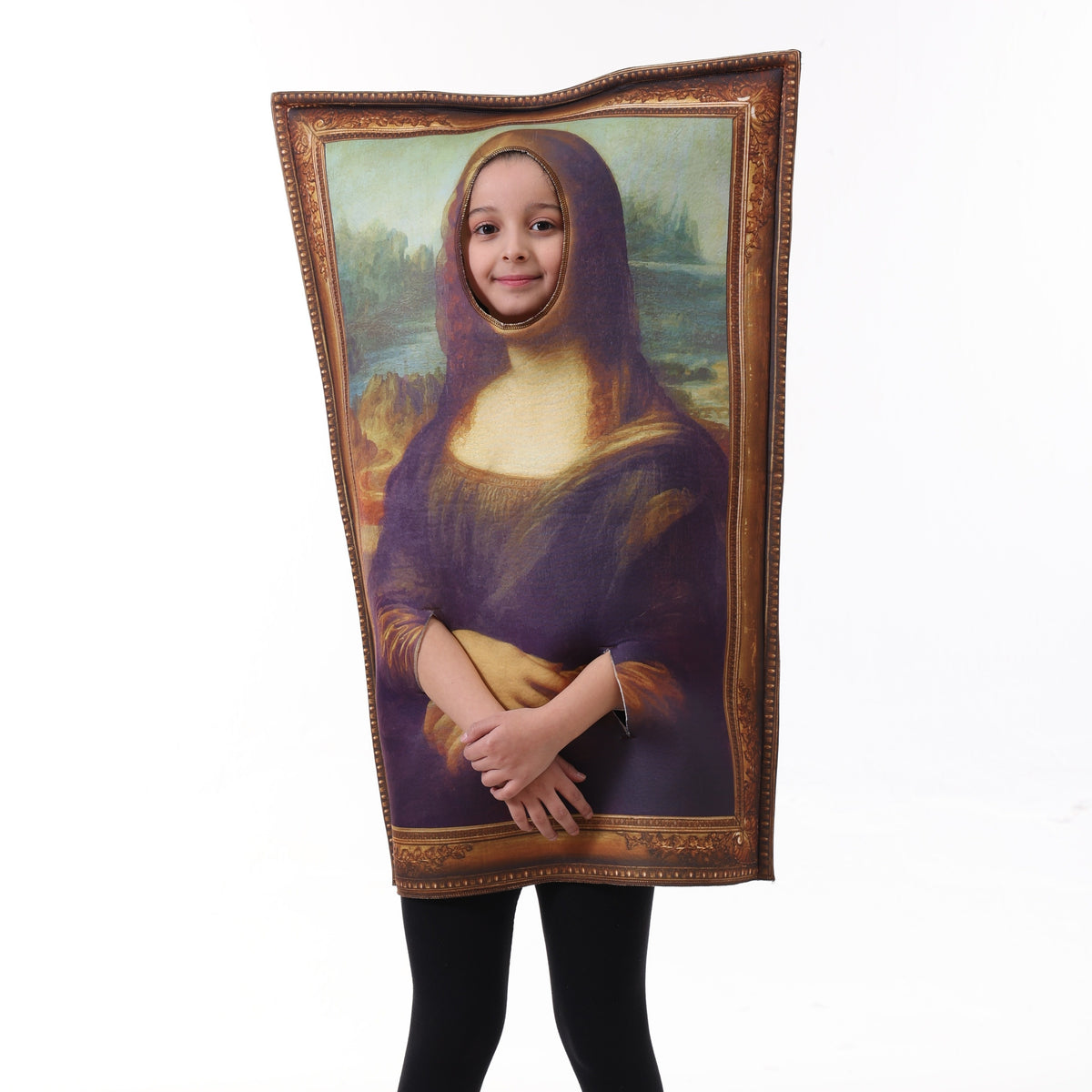 Fantasia Infantil Quadro Monalisa Material De Qualidade