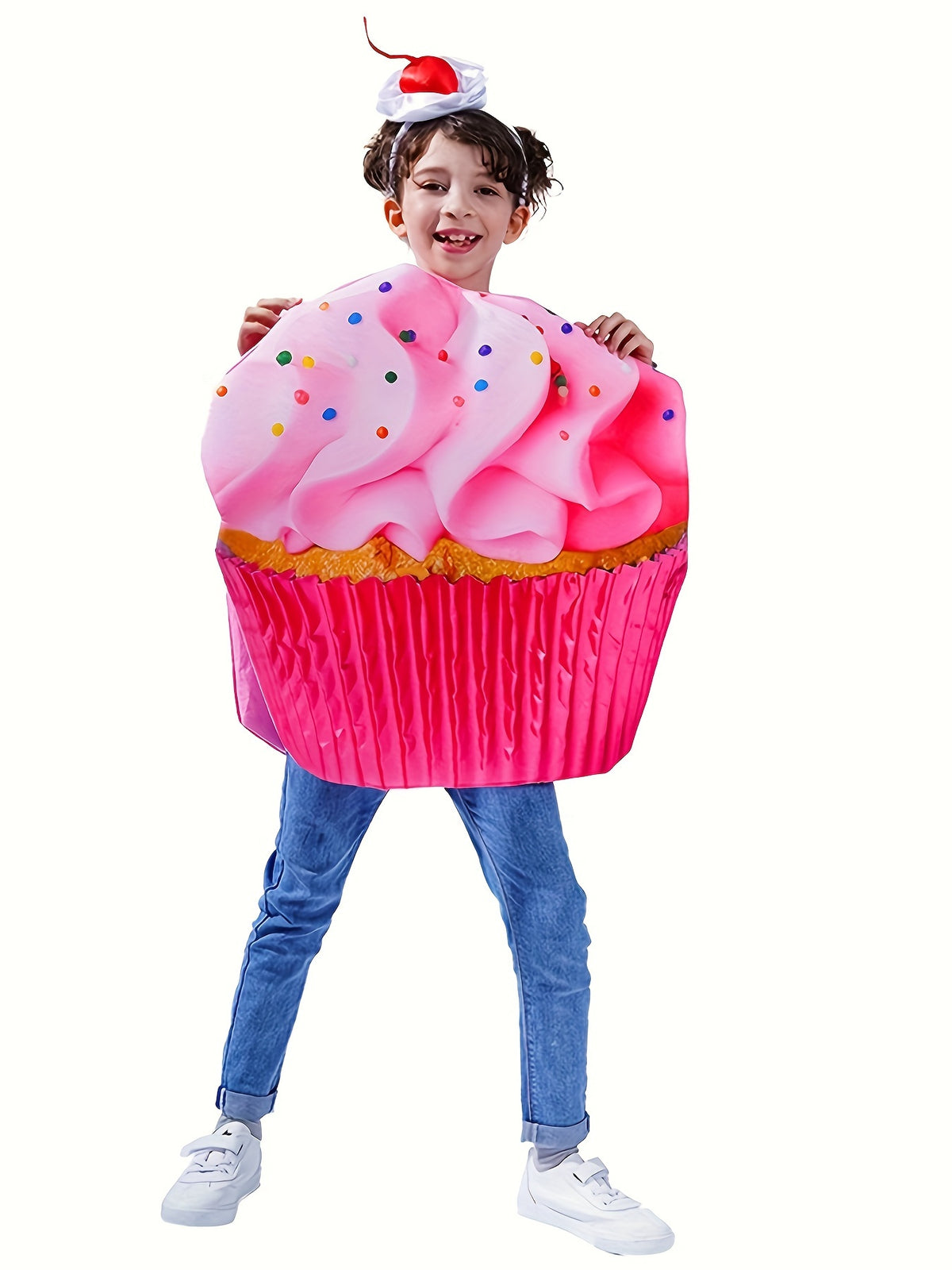 Fantasia Infantil Feminina Cupcake Fantasia Para Festas Material De Qualidade