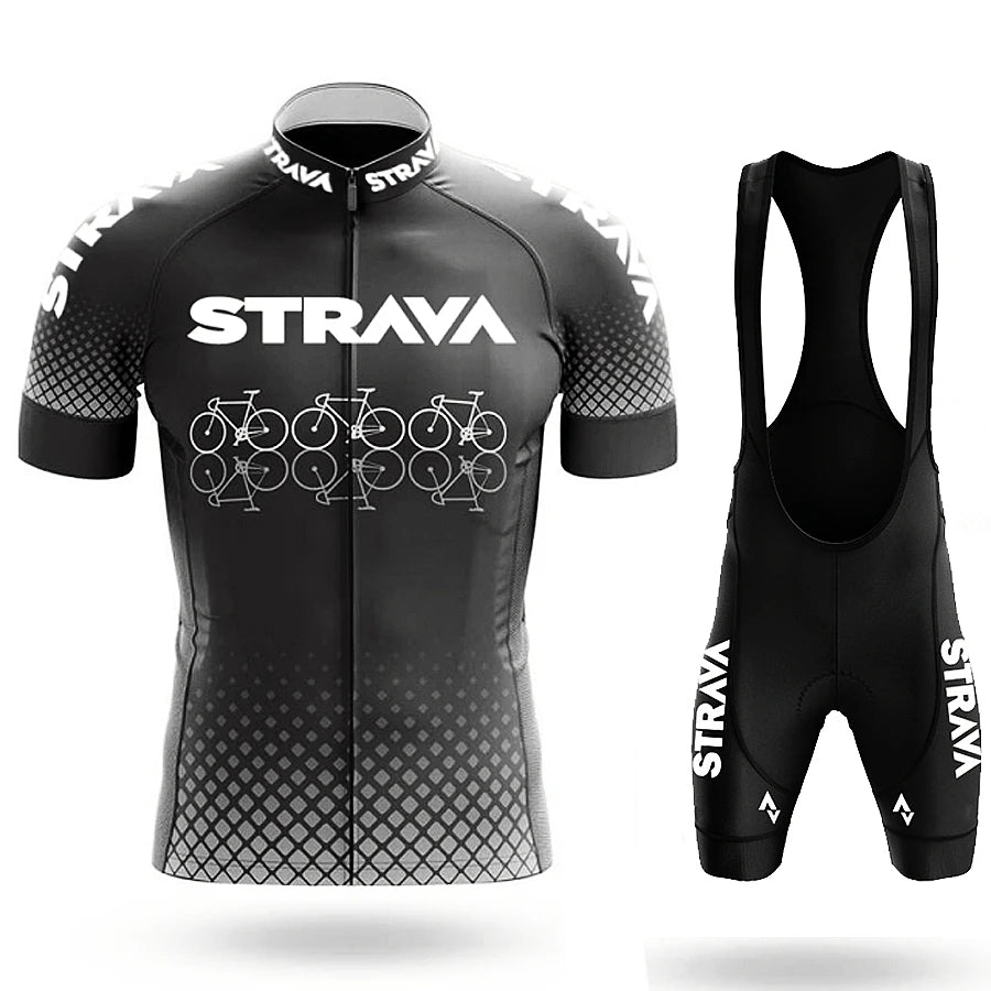 Conjunto Ciclismo Masculino Verão Rise Strava - Promoção de Setembro