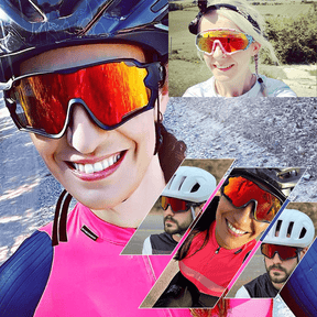 Óculos de Ciclismo 5 Lentes Polarizadas