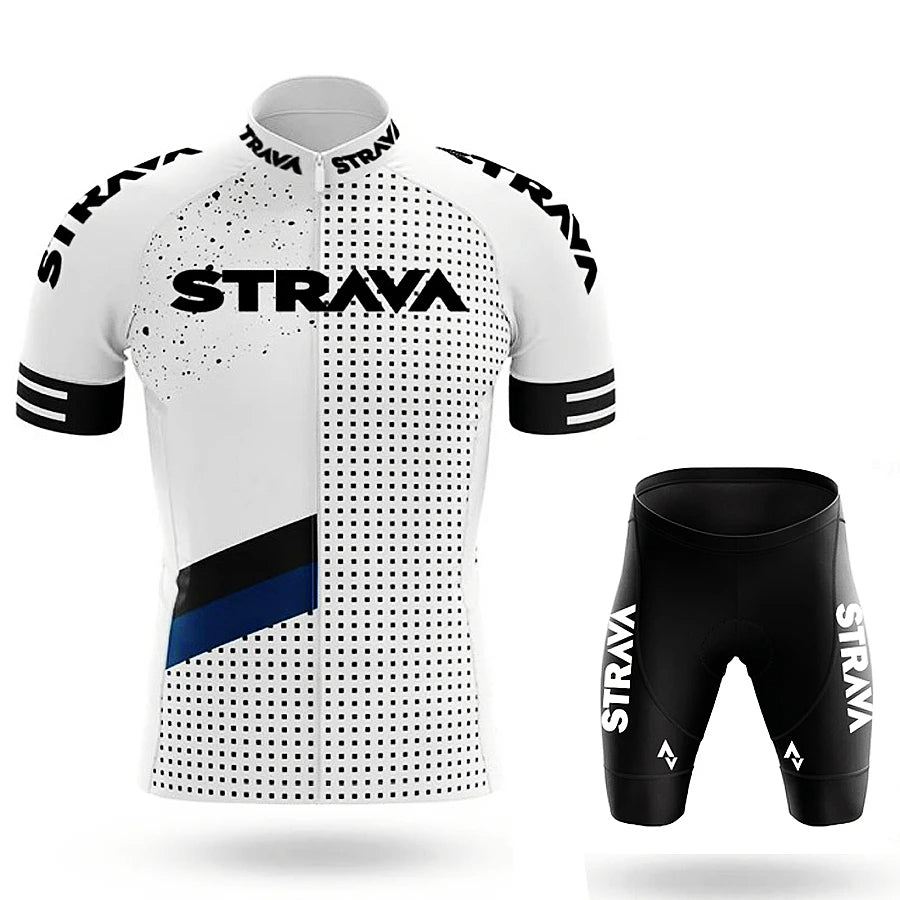 Conjunto Ciclismo Masculino Verão Rise Strava - Promoção de Setembro