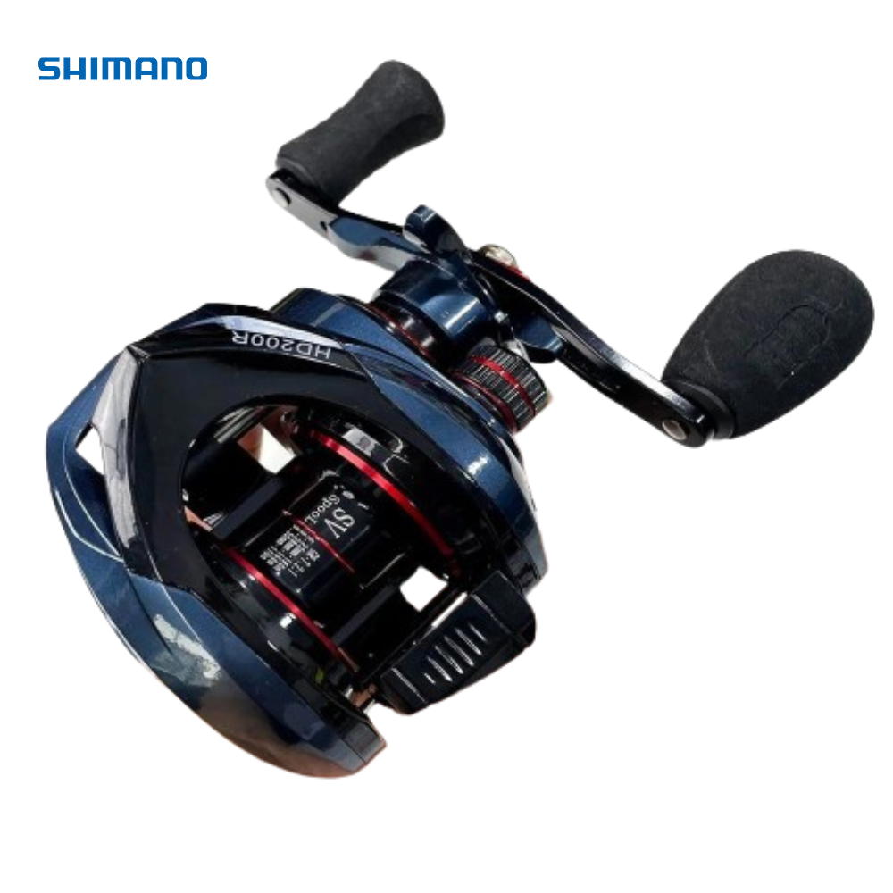 Carretilha Shimano Cyber Blue - 12 Rolamentos - 15kg Drag