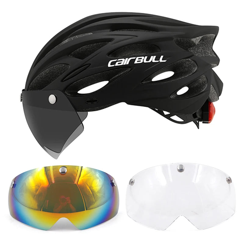 Capacete De Ciclismo Speed Com Óculos - CairBlind