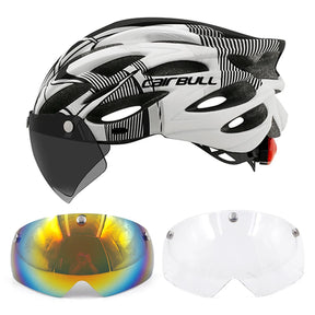 Capacete De Ciclismo Speed Com Óculos - CairBlind