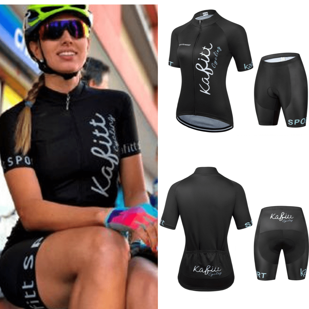 Conjunto de Ciclismo Feminino Kafitt - Grafite