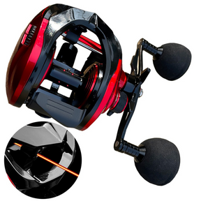 Nova Carretilha BIG GAME RED FERNO 300 - 15kg de DRAG - Frete Grátis