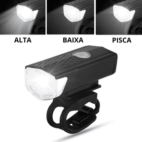 Farol para Bicicleta com Luz de LED