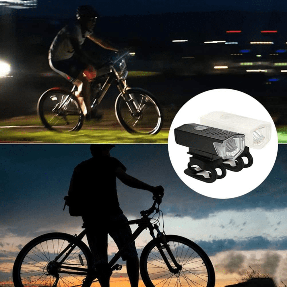 Farol para Bicicleta com Luz de LED