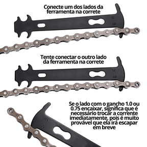 Chave Medidora de Desgaste de Corrente Chain Hook