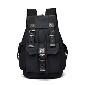 Mochila Masculina De Lona Ideal Para Viagem