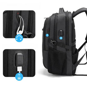 Mochila Executiva Rei Do Pedal MC01 - Notebook 17'', Impermeável e Porta USB