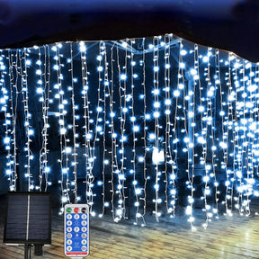 Cortina De Luzes Solar De LED Decoração Para Eventos Material De Qualidade