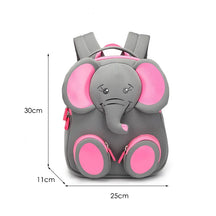 Mochila Escolar Infantil Feminina Design Elefante Desenho Animado Material De Qualidade