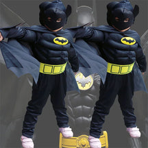 Fantasia Infantil Masculina Super Herói Batman Design Realista Com Acessórios