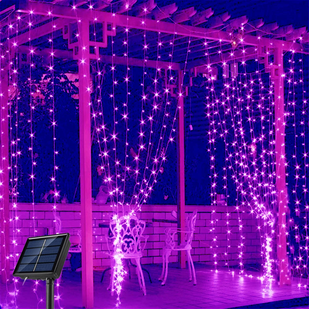 Cortina De Luzes De LED Decoração De Natal E Eventos Luzes Coloridas