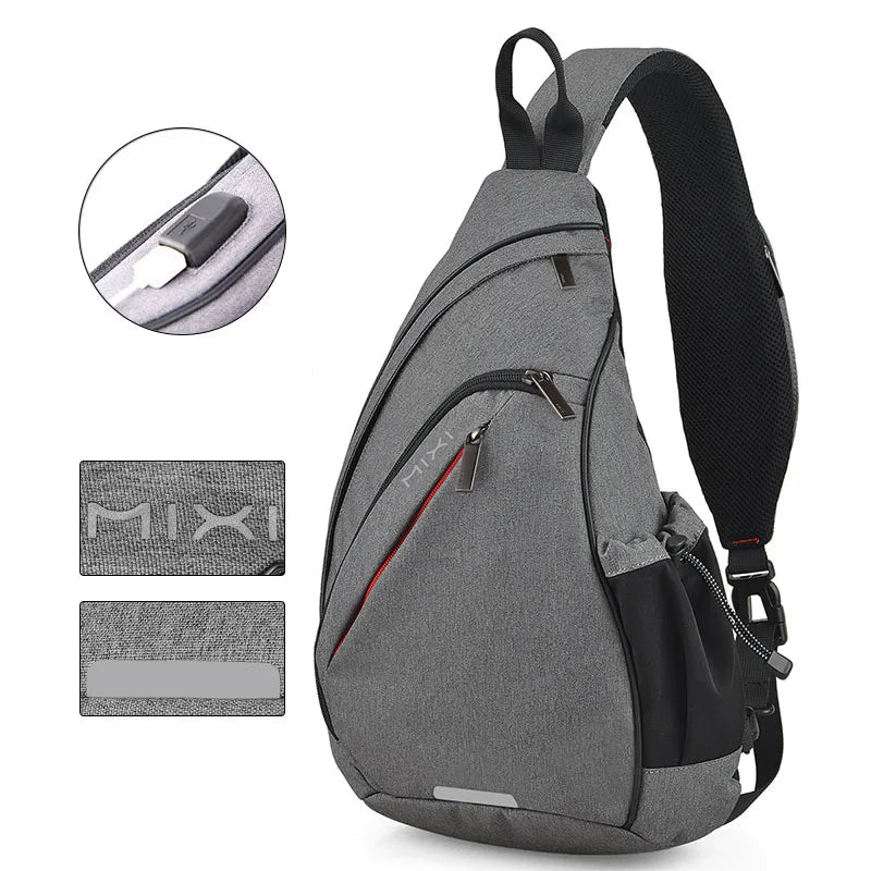 Mochila Masculina Transpassada Design Moderno