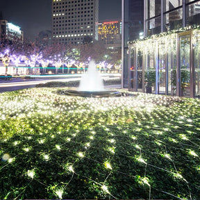 Cortina De LED Luzes Luminárias Decoração Para Jardim