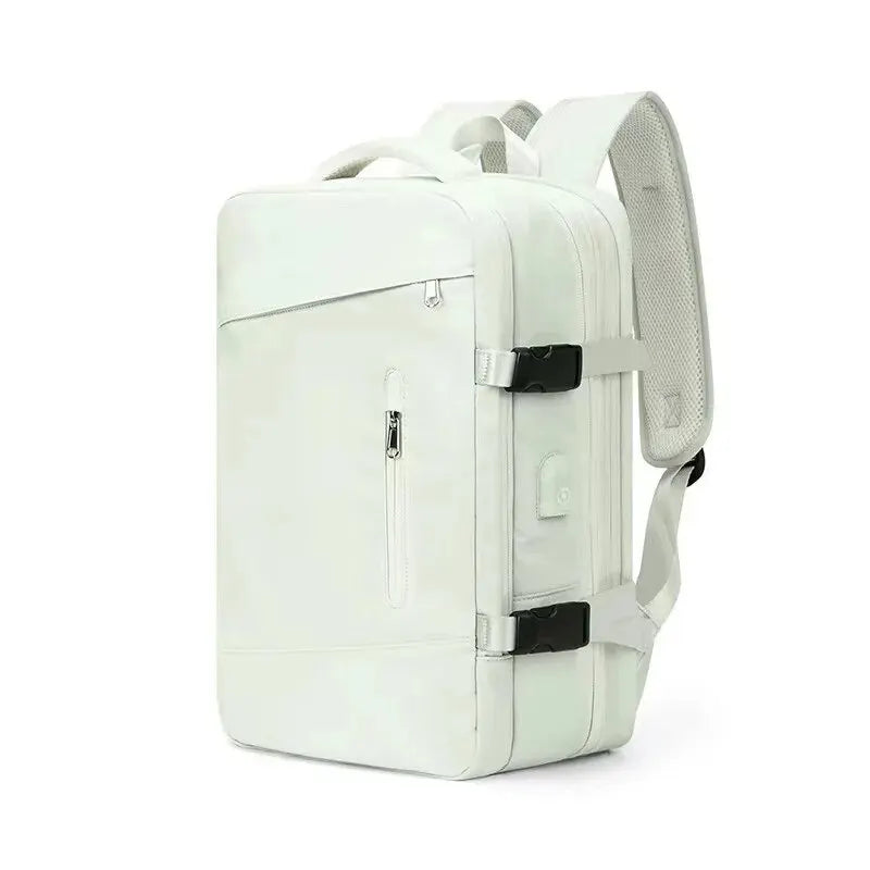 Mochila Para Viagem Com Divisões Modelo Quadrado Material Resistente