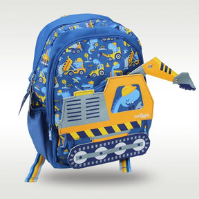 Mochila Escolar Infantil Masculina Estampa Carrinho Desenho Animado