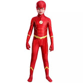 Fantasia Infantil Macacão Unissex Super Herói Flash Design Realista