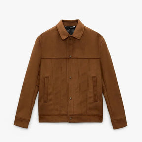 Jaqueta Masculina Com Botões E Lapela - Promoção De Inverno 2025