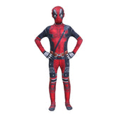 Fantasia Infantil Masculina Super Herói Dead Pool Design Realista