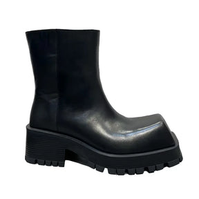Bota Masculina Material Resistente Bico Quadrado - Promoção De Inverno 2025