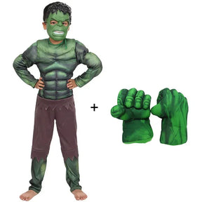 Fantasia Infantil Masculina Hulk Completa Com Acessórios