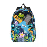 Mochila Escolar Infantil Estampa Monstro Desenho Animado