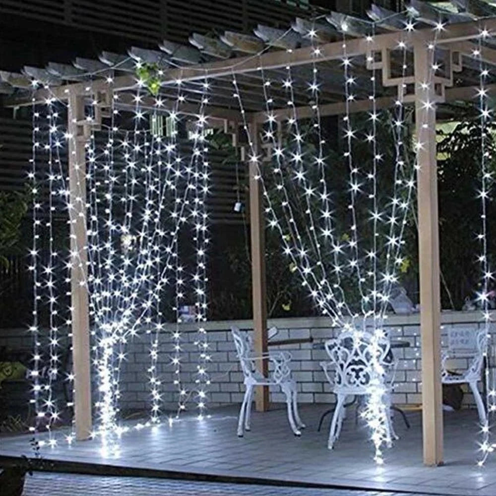 Cortina De LED Luzes De Decoração Para Festas e Eventos Natalinos