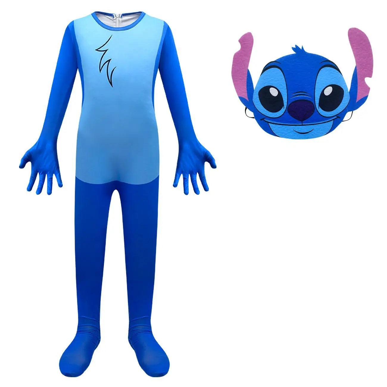 Fantasia Infantil Unissex Lilo & Stitch Material Resistente De Alta Qualidade