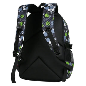 Mochila Escolar Infantil Masculina Estampa Futebol Mochila de Ombro